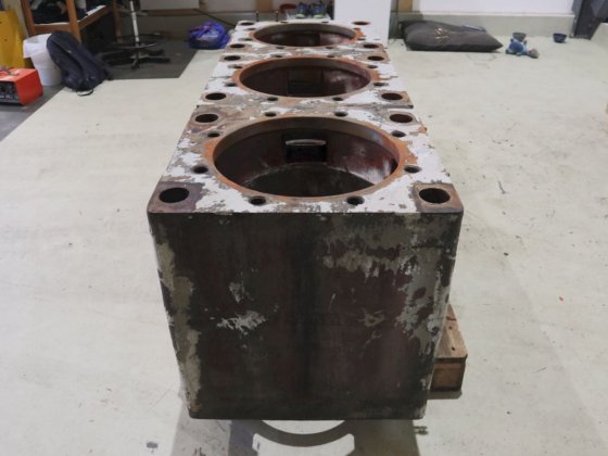 Bloco do motor da parte