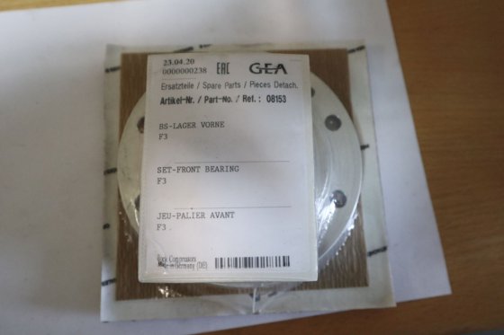 2020 GEAボック フロントベアリングセット 8153