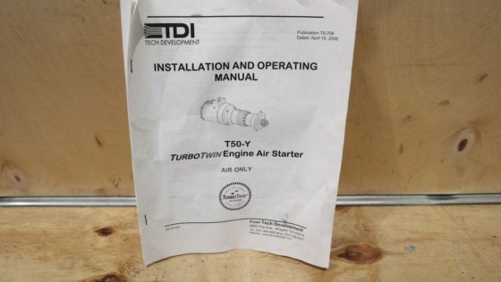 TDI 技术开发公司涡轮双引擎空气启动器 T50Y