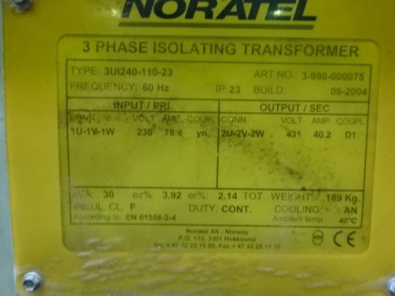 2004 Noratel 3ui240-110-23