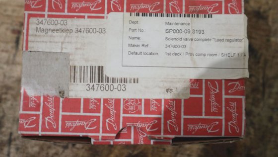 丹佛斯电磁阀 "容量调节器卸荷阀" 347600-03