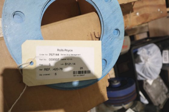 ベルゲン・ウルスタイン・ロールスロイス社、モーター用梱包業者