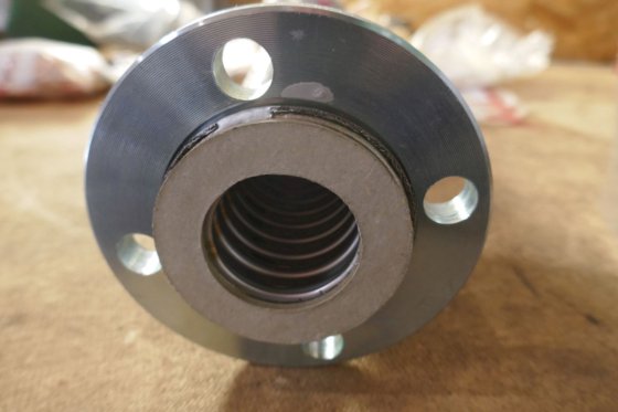 带法兰末端的编织波纹柔性金属软管 2''