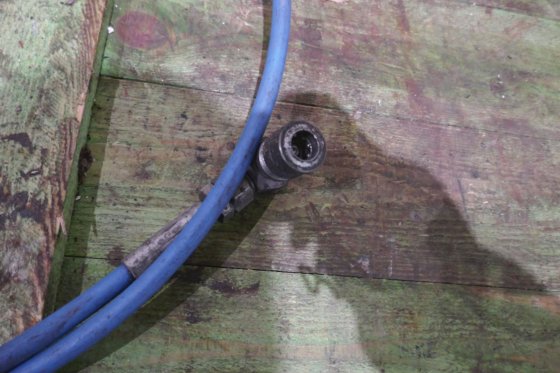 油圧スランジ 2m バネとバネ