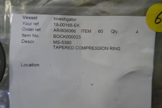 博克锥形压缩环