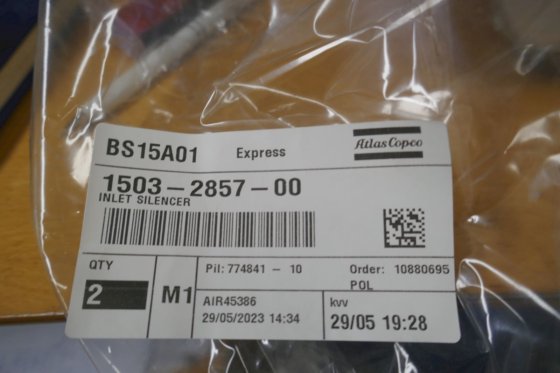 2023 アトラスコプコ サイレンサー インレット 1503285700