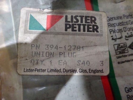 リスター・ペター・ユニオン・プラグ