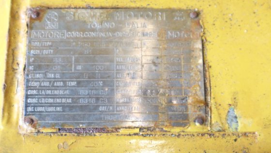 1994 シグメ・モトーリ 直流モーター 250 LN5