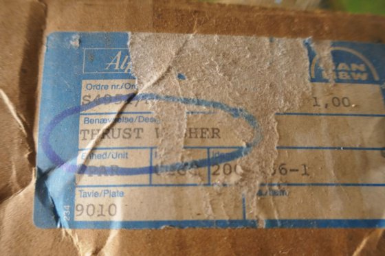 MAN B&W アルファ・スラスト・ワッシャー