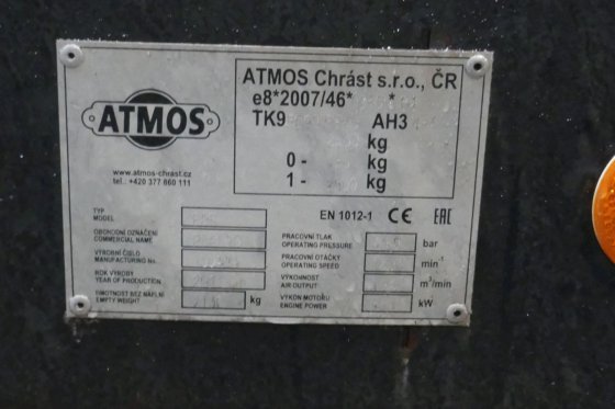 2021 Atmos 移动式空气压缩机 PDC 90