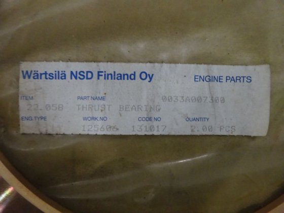 瓦锡兰-瓦锡兰止推轴承 131017