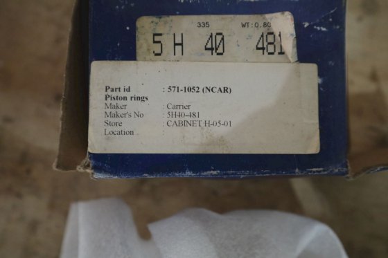 Carrier Segments de piston