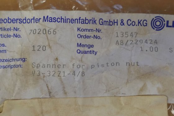 2012 LMF 活塞螺母扳手，工具