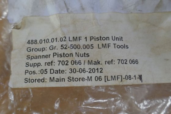 2012 LMF 活塞螺母扳手，工具