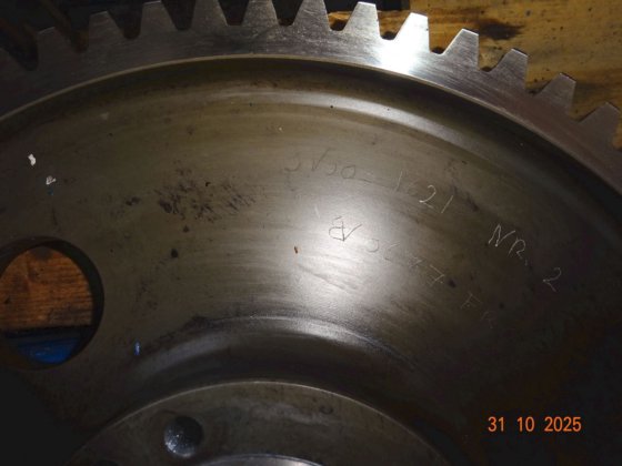 Wichmann カムシャフト用ギアホイール 160302