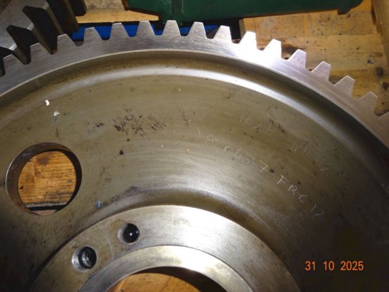 Wichmann カムシャフト用ギアホイール 160302