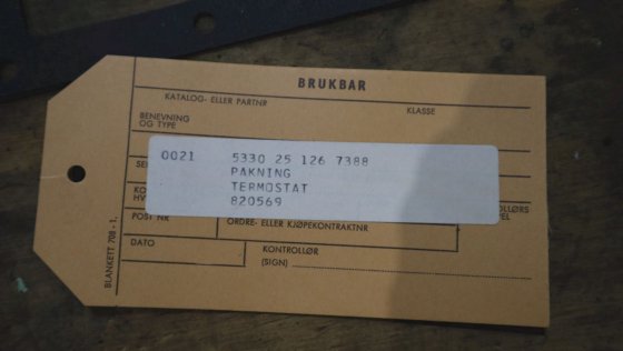 沃尔沃遍达节温器垫圈