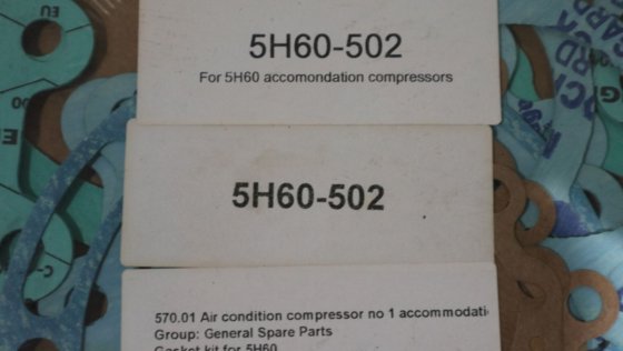 载体垫片套件 5H60-502