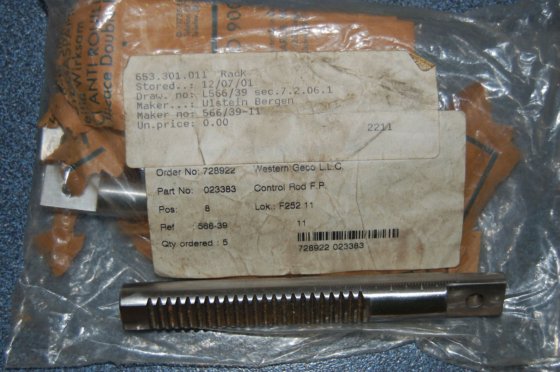 ベルジャン・ウルスタイン・ロールスロイス・コントロールロッド燃料ポンプ