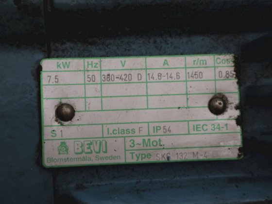 油圧ステーション 7,5kw