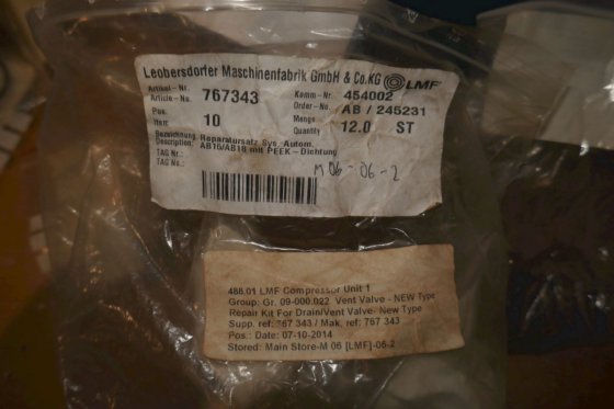 2014 LMF 排水阀/排气阀修理包 新款 767343