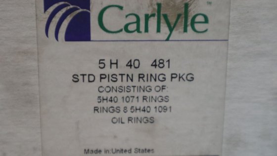 5H40-1091オイルリングと5H40-1071リングからなるカーライルSTDピストンリング