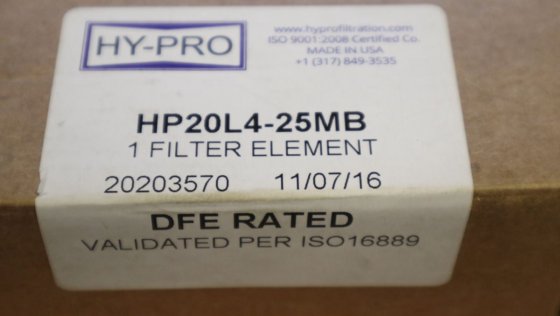2016 HY-PRO HP20L4-25MB 元件