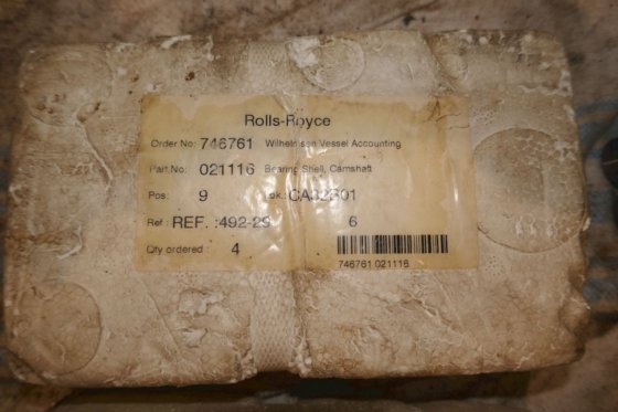 卑尔根-乌尔斯坦劳斯莱斯轴承座凸轮轴 021116