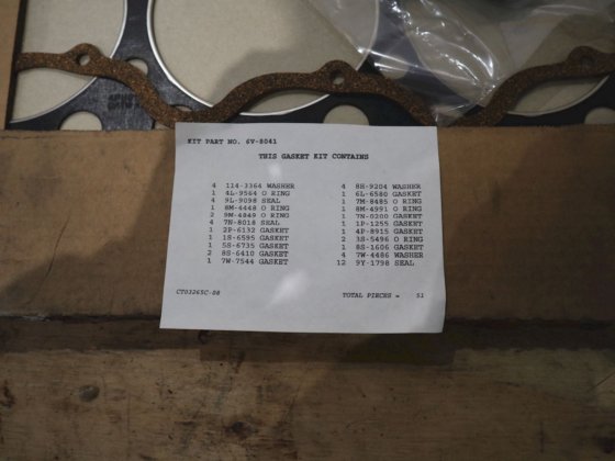 卡特彼勒多缸头垫片套件