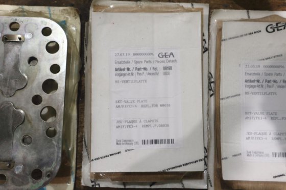 2019 GEA ボックセット バルブプレート 8038