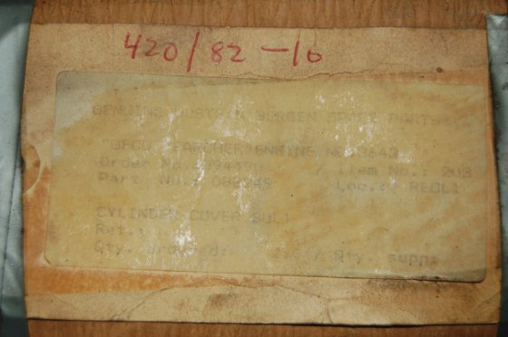 Bergen Ulstein 劳斯莱斯气缸盖螺栓