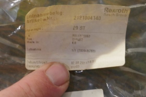 力士乐 2121004140 气动直通接头