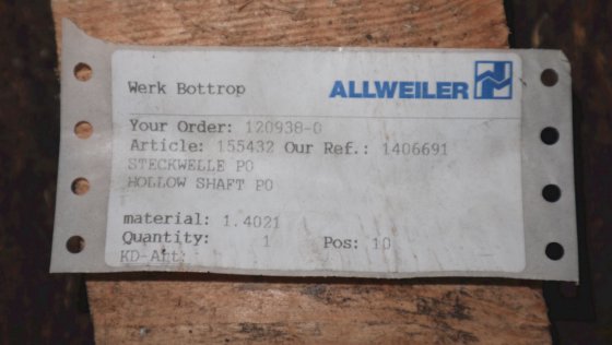 Allweiler AG 空心轴