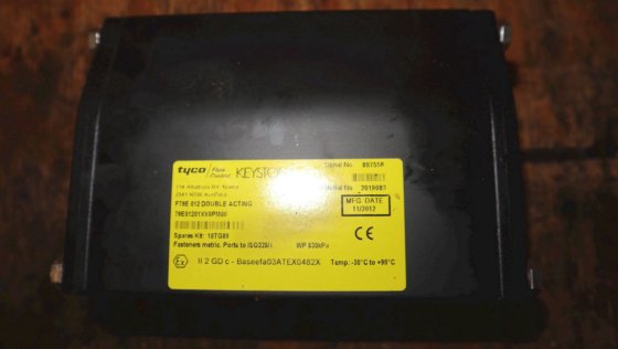 2012 キーストーン タイコバタフライバルブ エア式操作部 F79E012