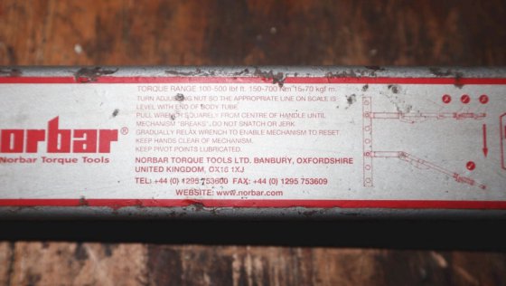 ノーバー トルクツール トルクレンチ 4R