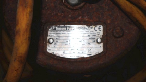 1994 ツルミポンプ 水中ナイフポンプ 80C21,5