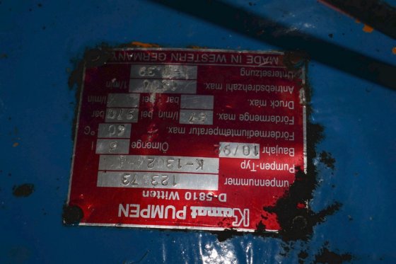 1992 スカニア高圧ハイドロ ブラスト ステーション Kamat