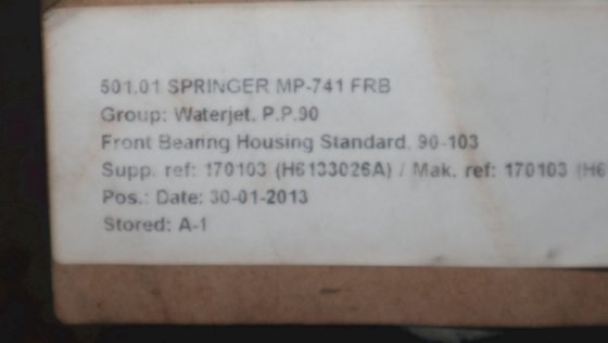 2013 MAK 前轴承座标准件 80-103