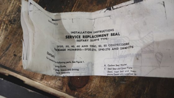 载体密封组件 5H40-477