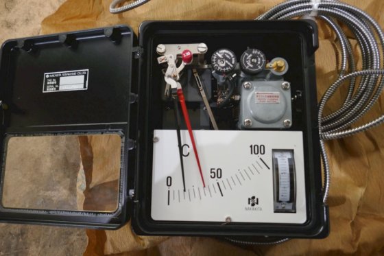 中北製作所 空気式温度調節器 0～100℃ NS TM732