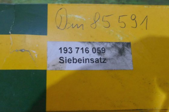 Filter Element 193 716 059