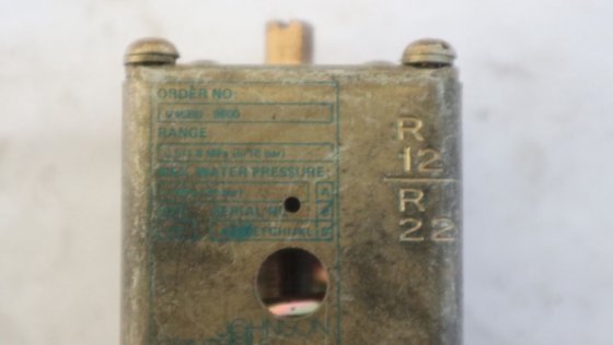 ジョンソンコントロールズ水圧制御バルブV46B-9600サイズ1/2''