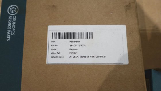 グルンドフォスネックリング 91074537