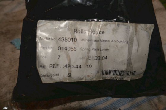 Bergen Ulstein 劳斯莱斯弹簧板下缸体 014058