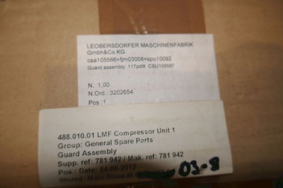 2012 LMF 防护装置组件 781942