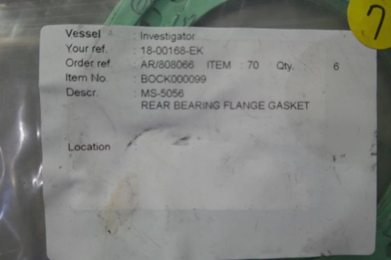 博克后轴承法兰垫圈 F3/4