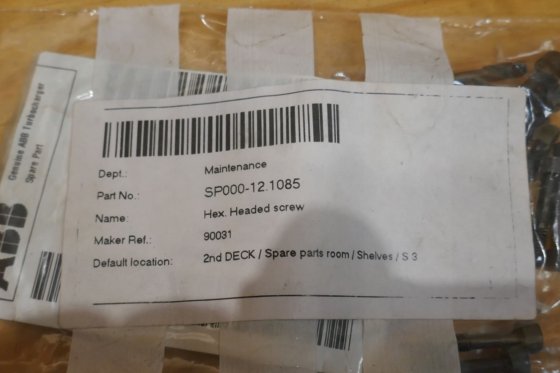 2008 ABB VTR 354 的盒装备件