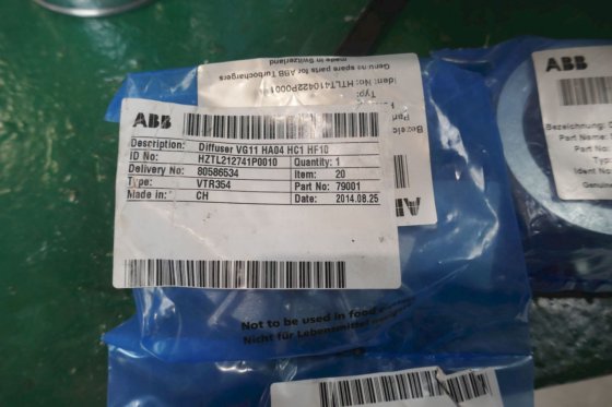 2008 ABB VTR 354 的盒装备件