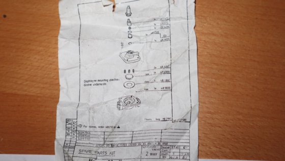 ハネウェルルシファースペアパーツキット2ウェイソリノイドバルブ