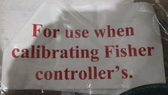フィッシャー 4150K および 4160K の校正用エマソン製ツール